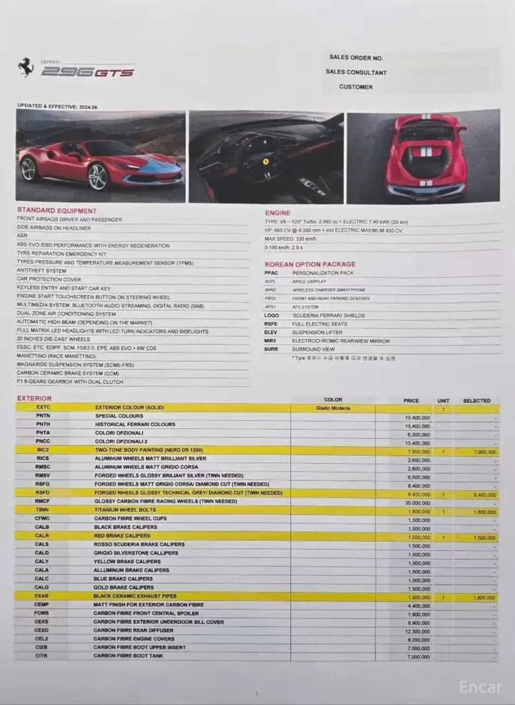 296 GTS