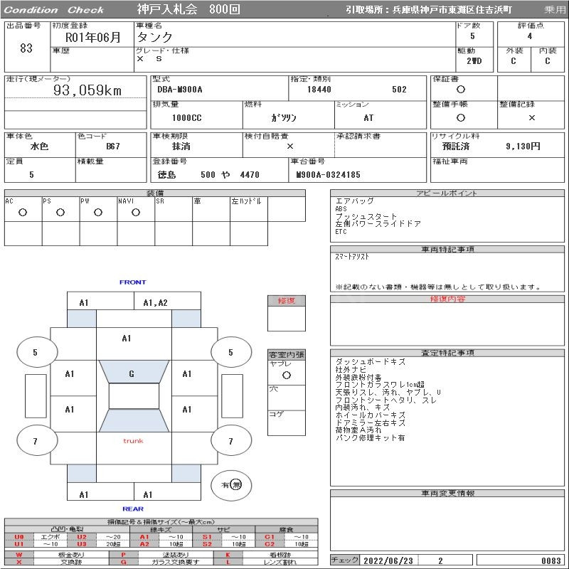 Аукционный лист