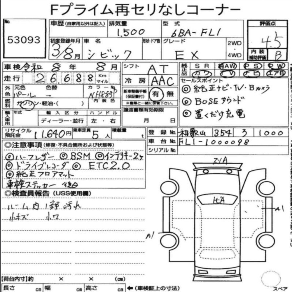 Аукционный лист