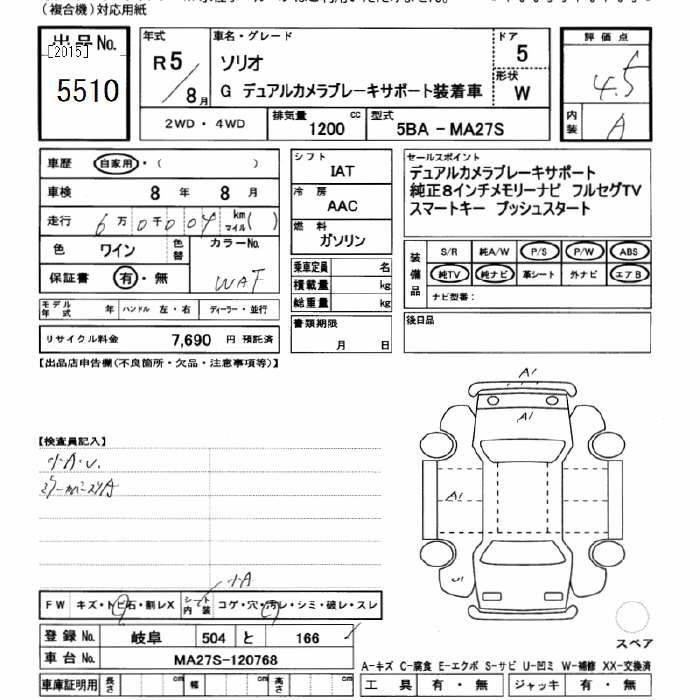 Аукционный лист