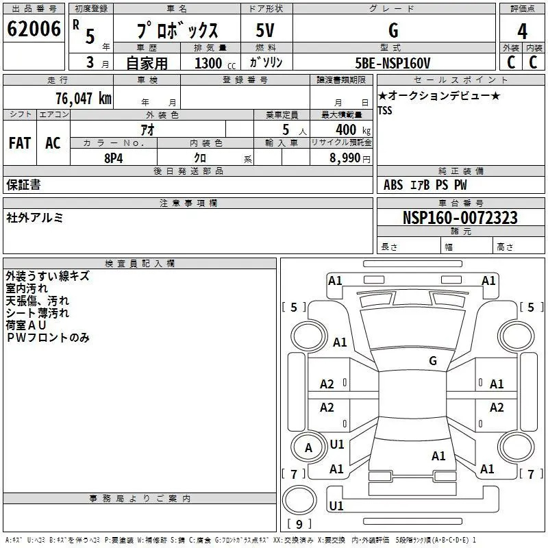 Аукционный лист