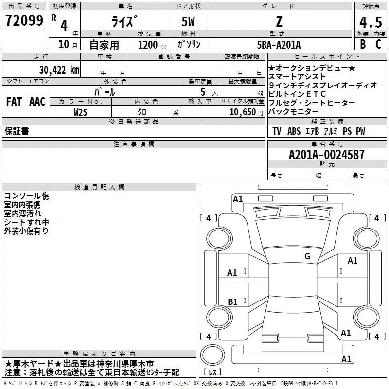 Аукционный лист