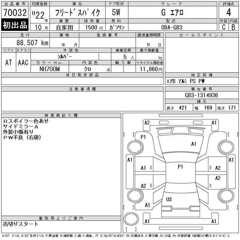 Аукционный лист