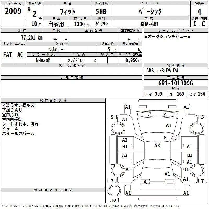 Аукционный лист