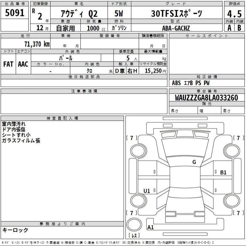 Аукционный лист
