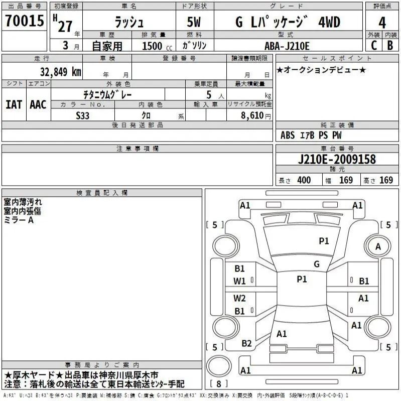 Аукционный лист