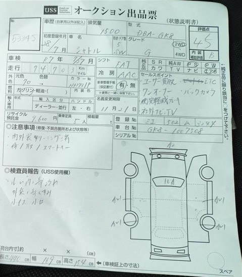 Аукционный лист