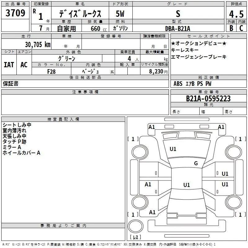 Аукционный лист