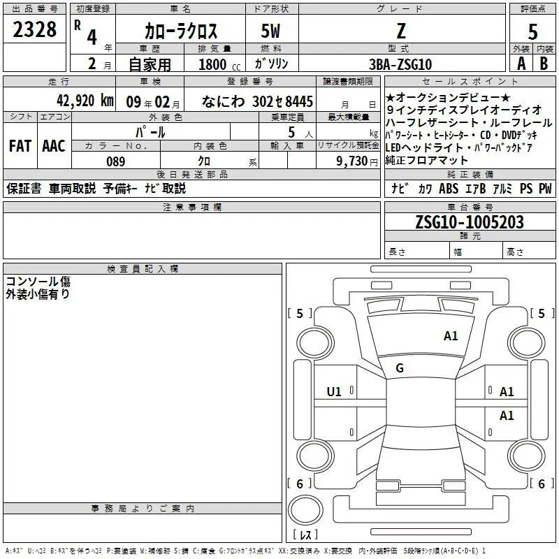 Аукционный лист