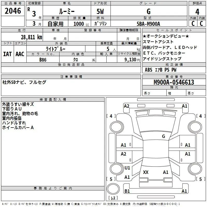 Аукционный лист