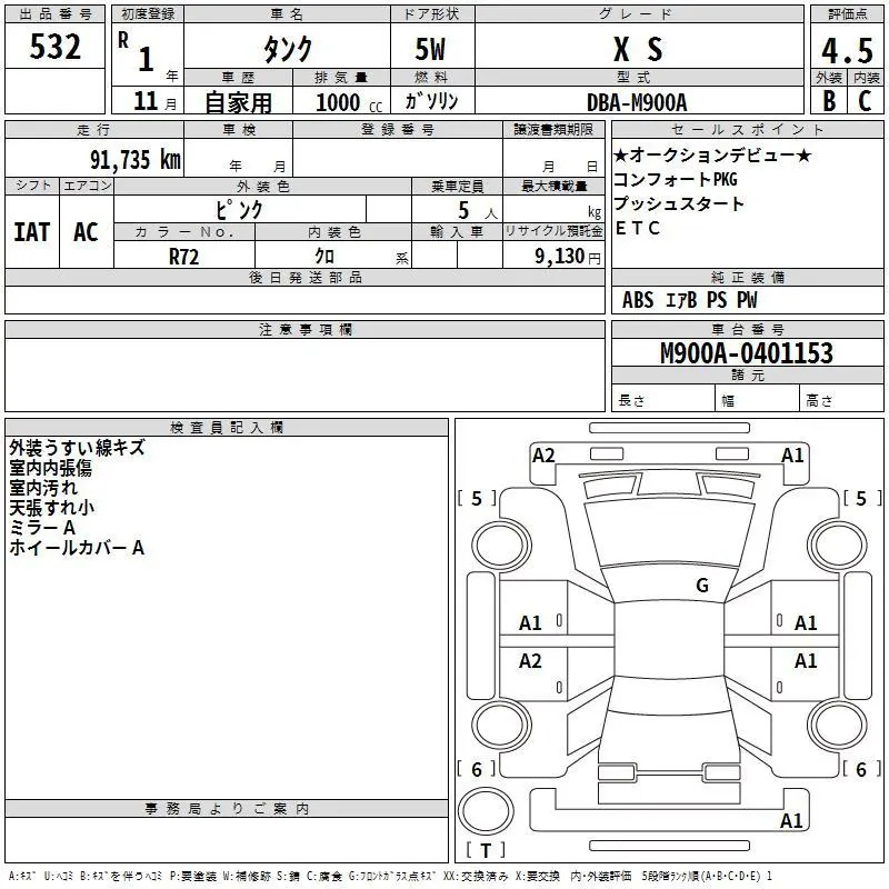 Аукционный лист