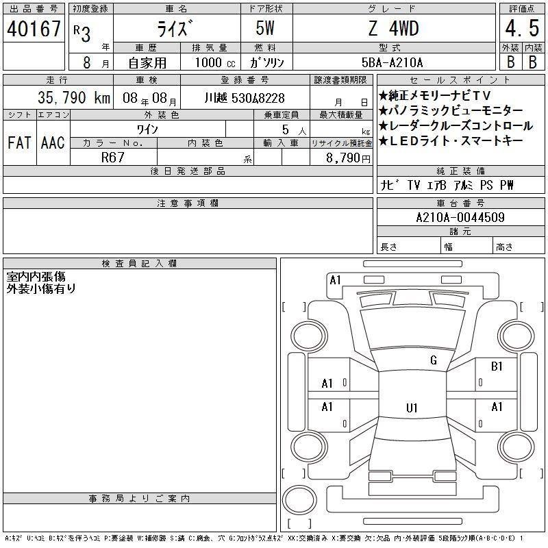 Аукционный лист