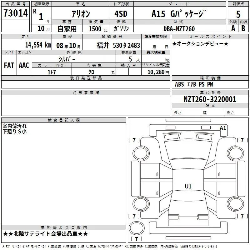 Аукционный лист