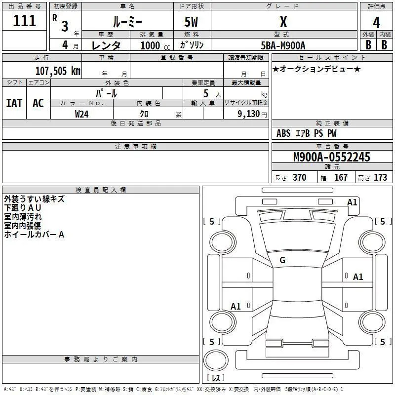 Аукционный лист