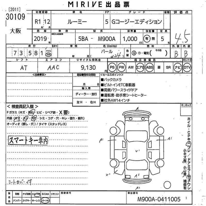 Аукционный лист