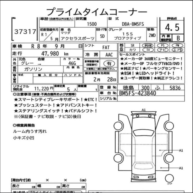 Аукционный лист