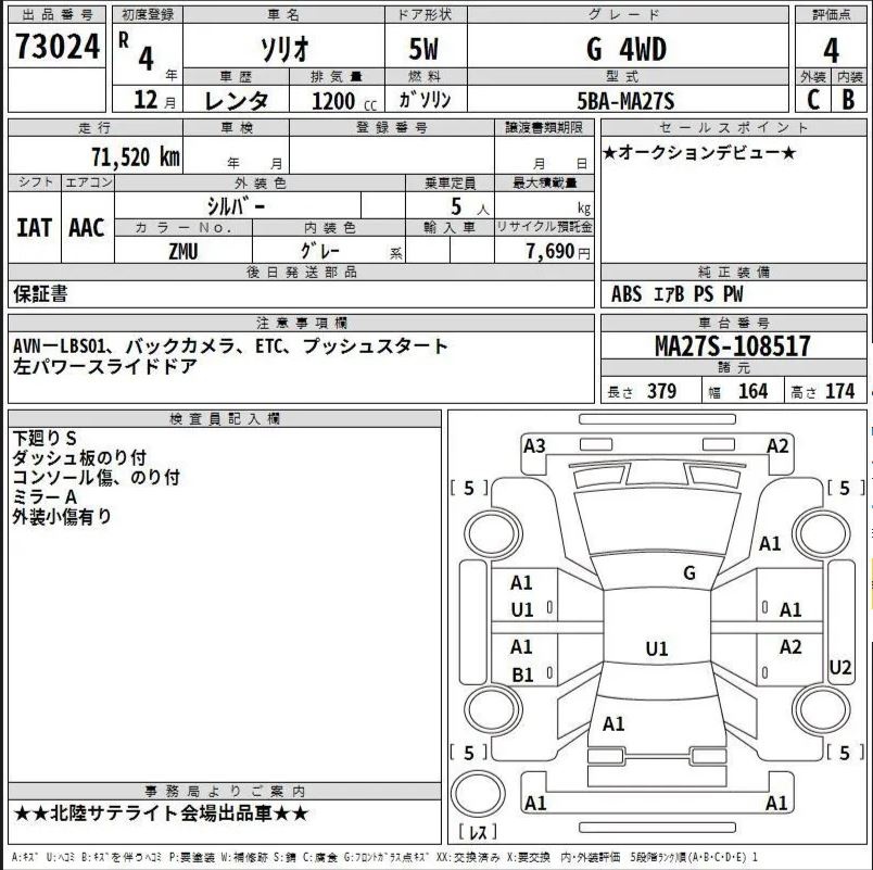Аукционный лист
