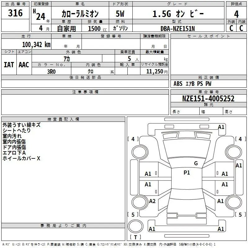 Аукционный лист