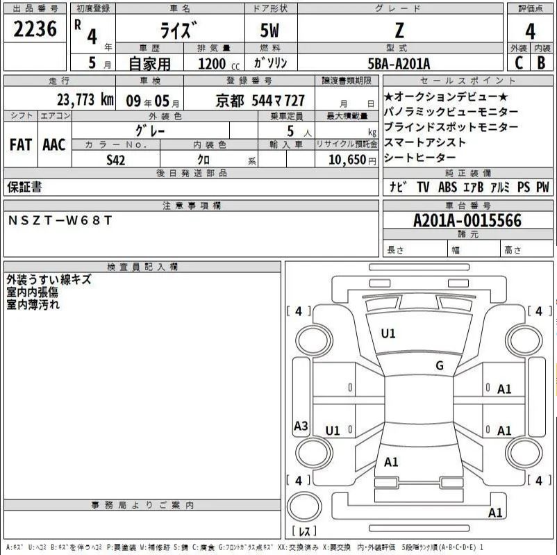 Аукционный лист