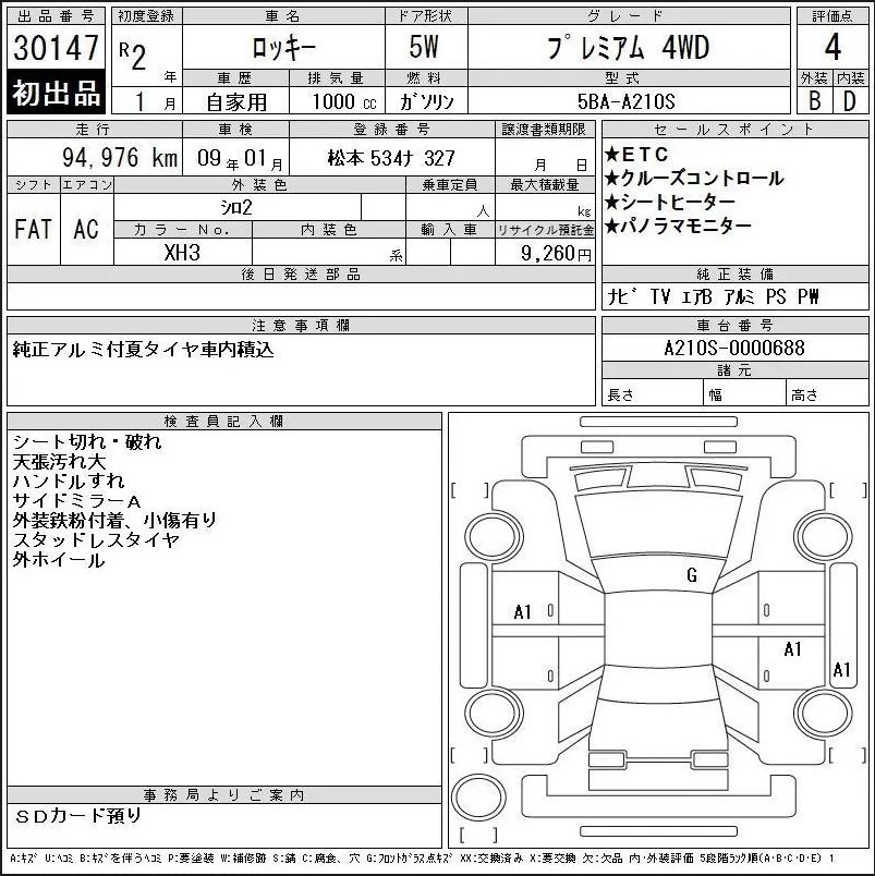 Аукционный лист