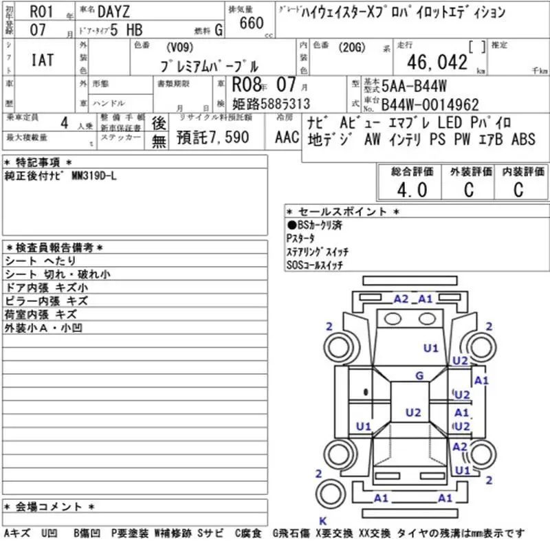 Аукционный лист