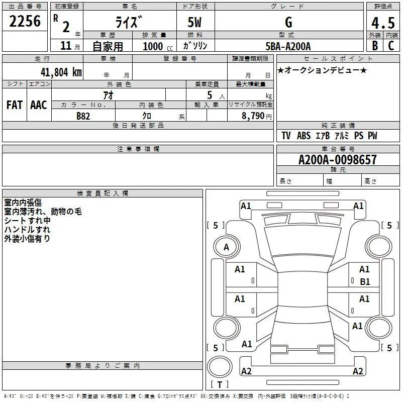 Аукционный лист