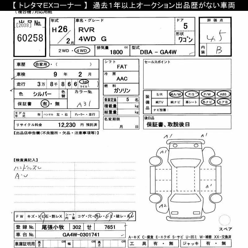 Аукционный лист