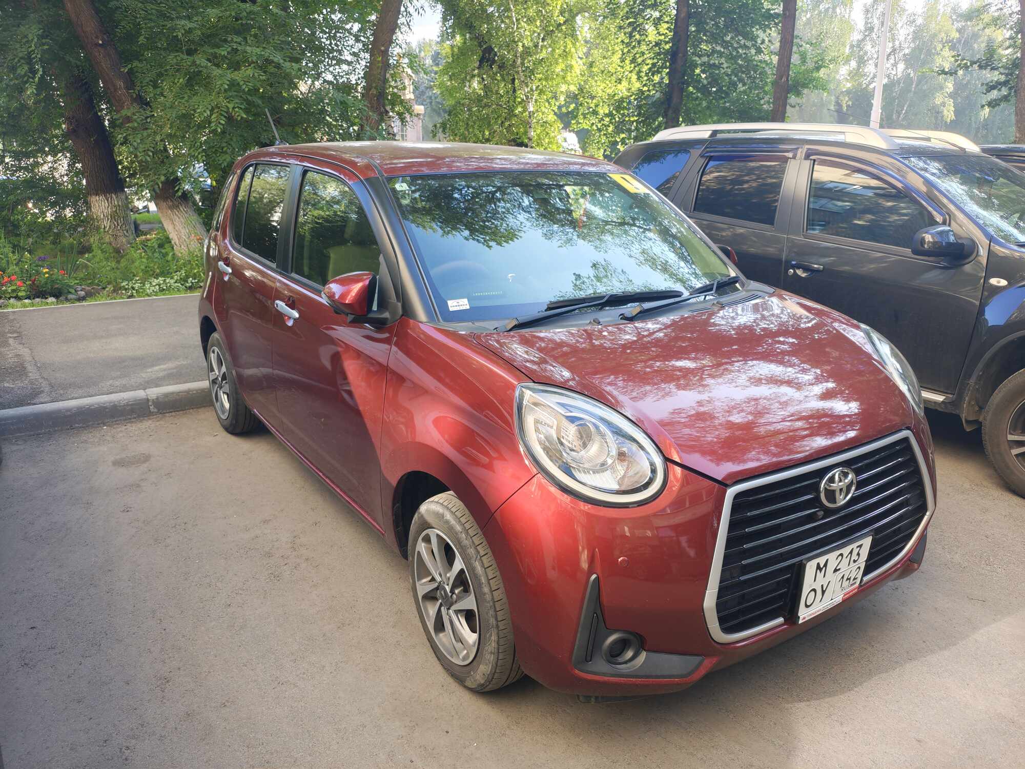 TOYOTA PASSO 2022 год, пробег 38 тыс. км для Анастасии